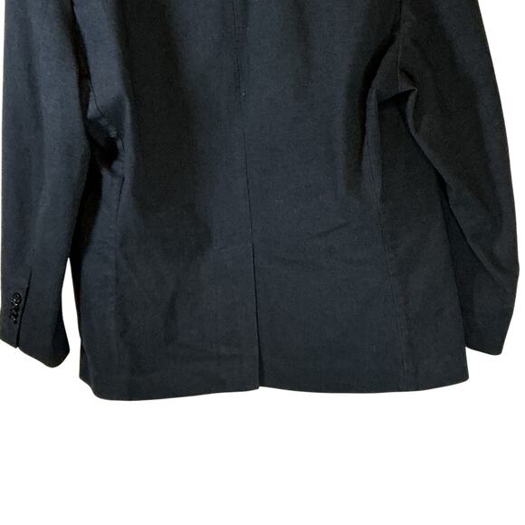Abercrombie & Fitch Men’s Stretch Blazer Suit Jacket Black Single Breasted Large - Picture 11 of 15